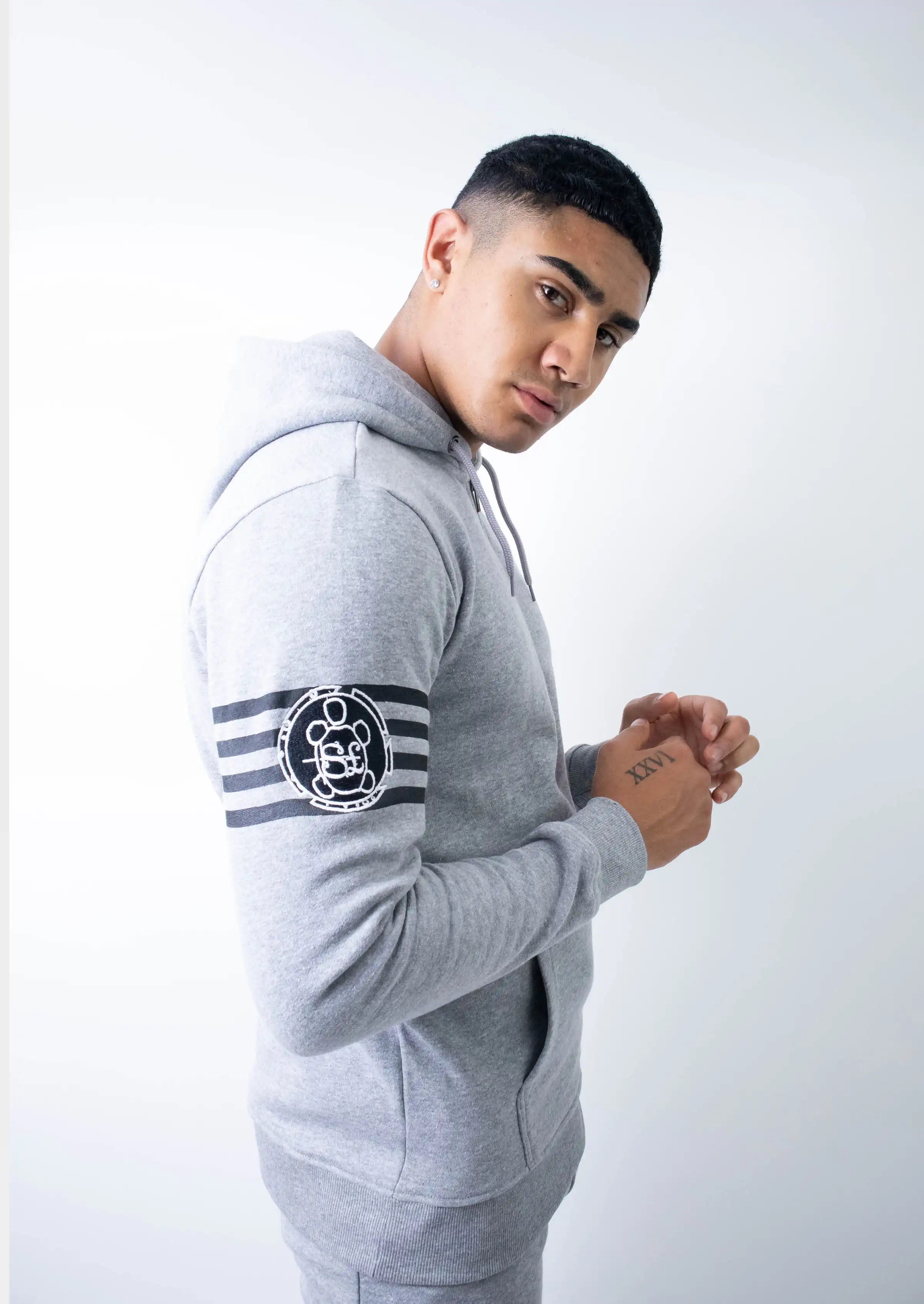 Black Badge Tracksuit (GREY)