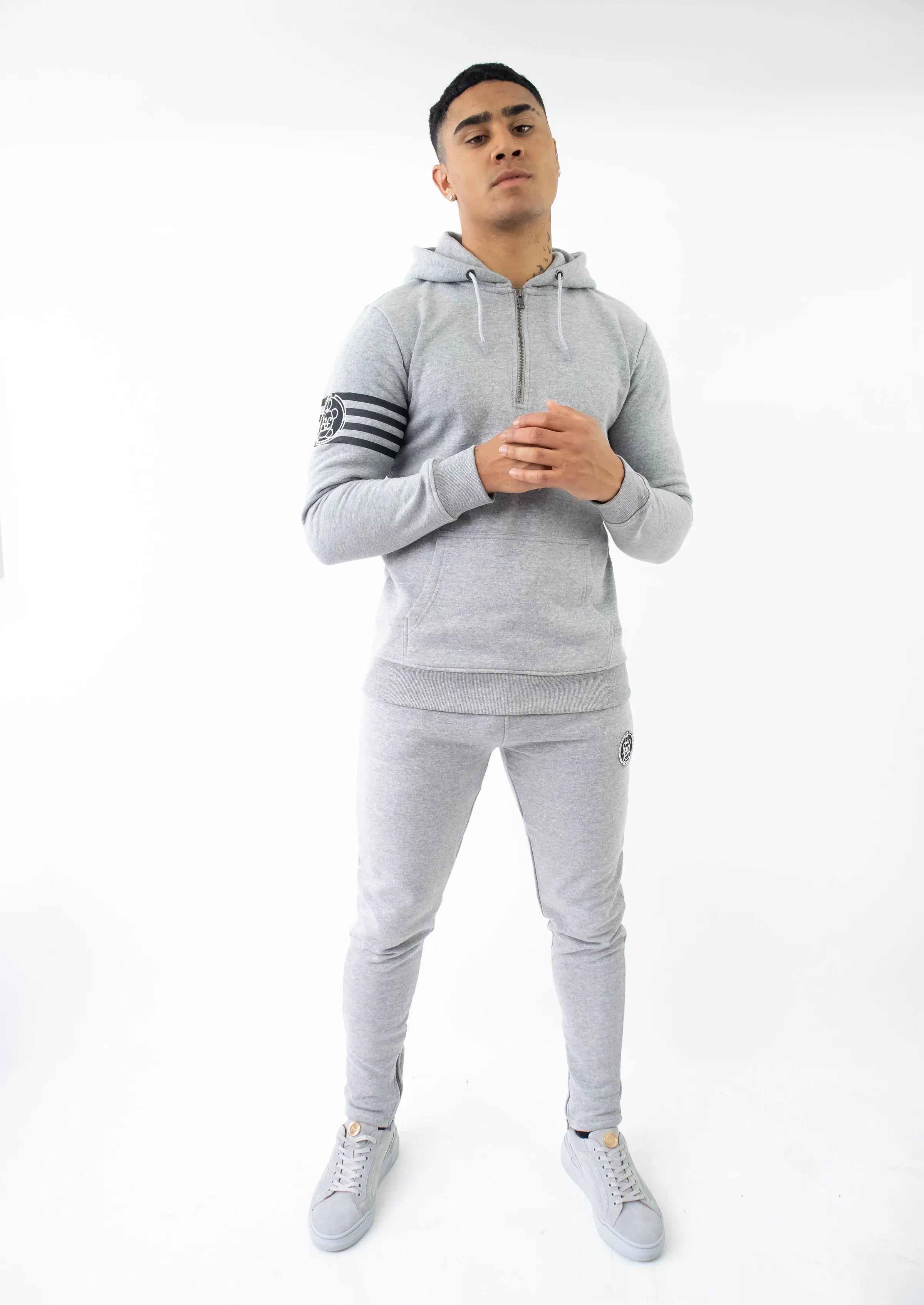 Black Badge Tracksuit (GREY)